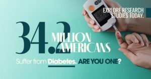 34.2 million Americans suffer from diabetes