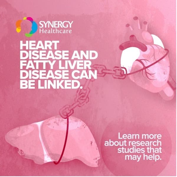 Heart disease and fatty liver disease can be linked.