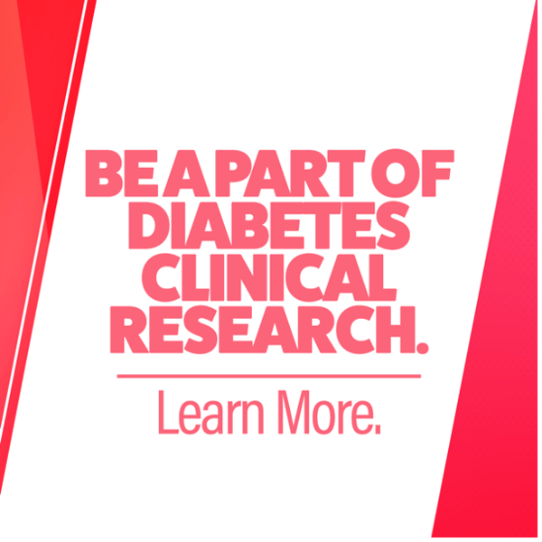 Be a part of diabetes clinical research- learn more.